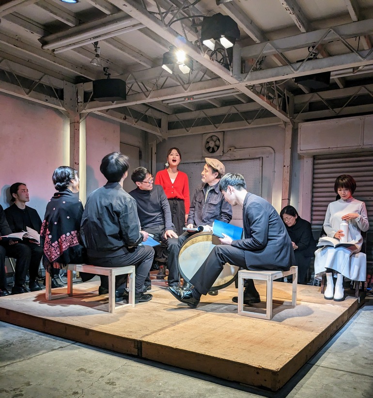 2024年1月　『玄海灘』リーディング風景