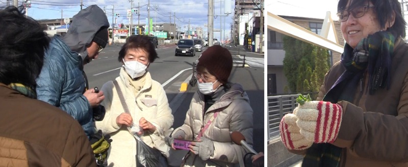調査をする人たち