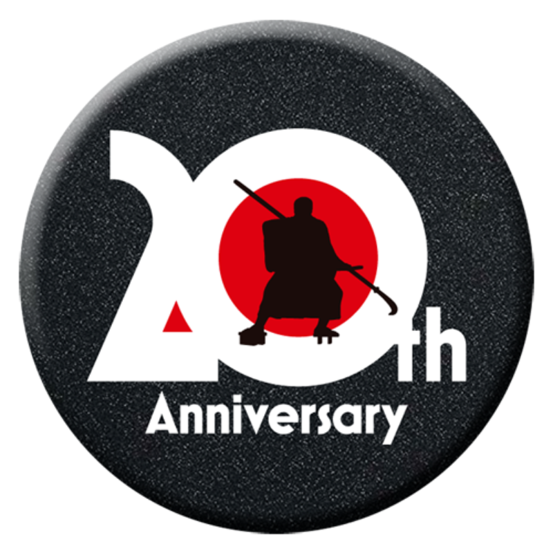 20周年記念缶バッチ